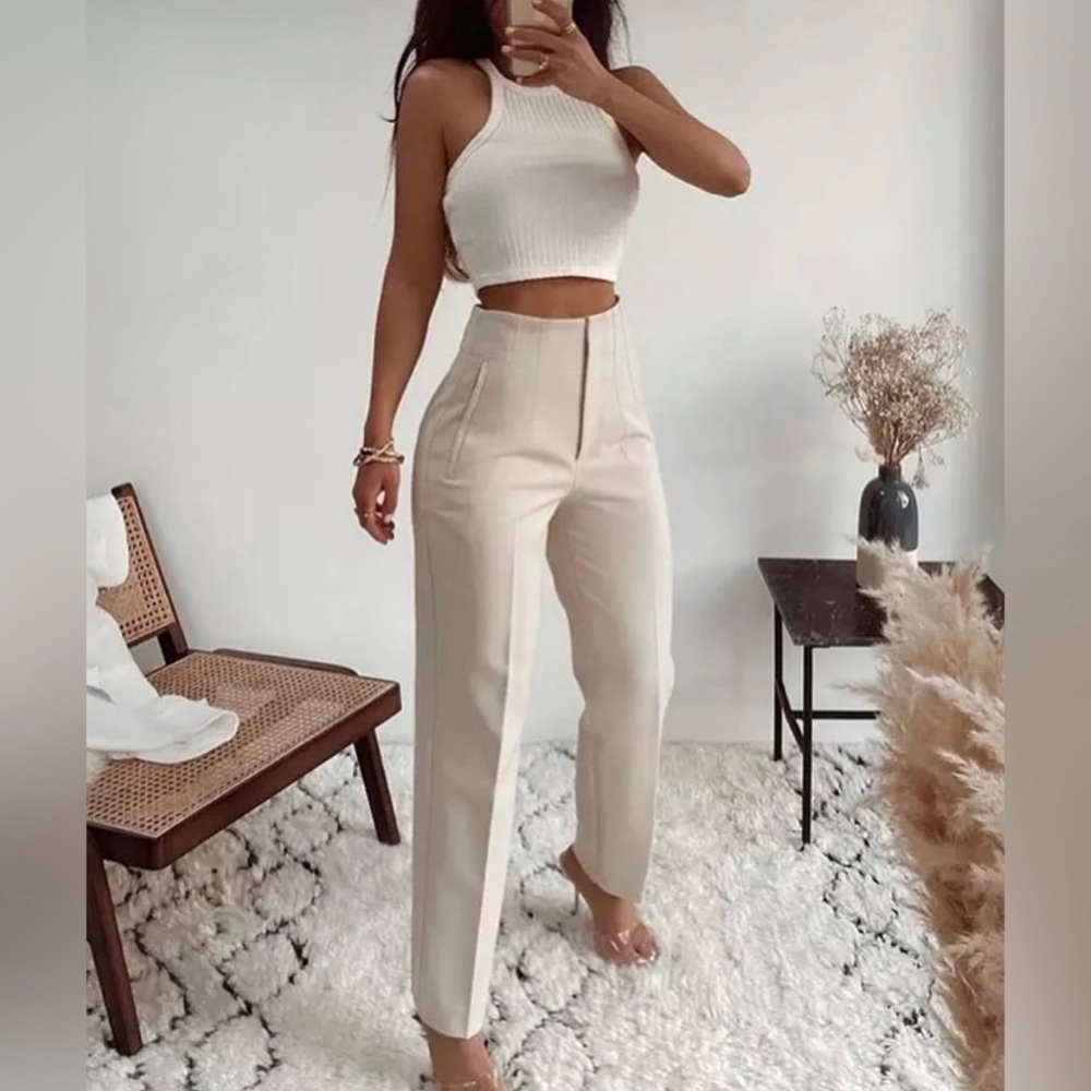 Zara high waisted pants